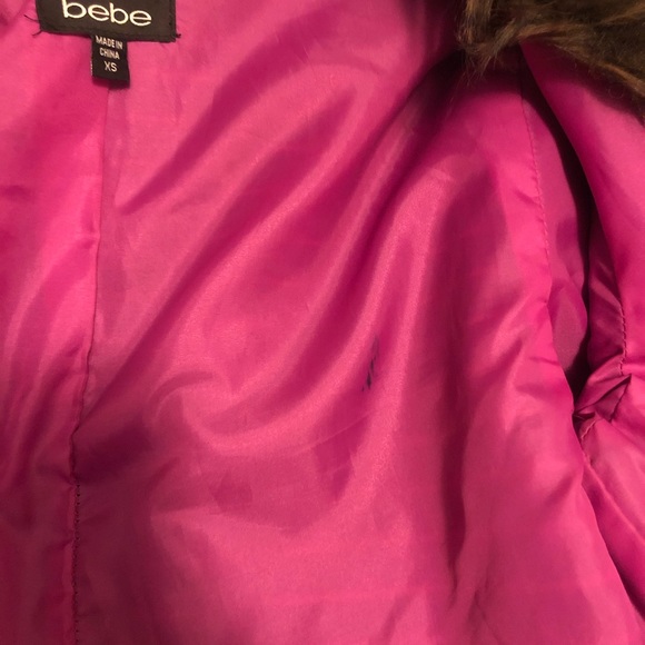 SOLD Vintage Y2K Bebe Faux Fur Cropped Jacket - Picture 6 of 6